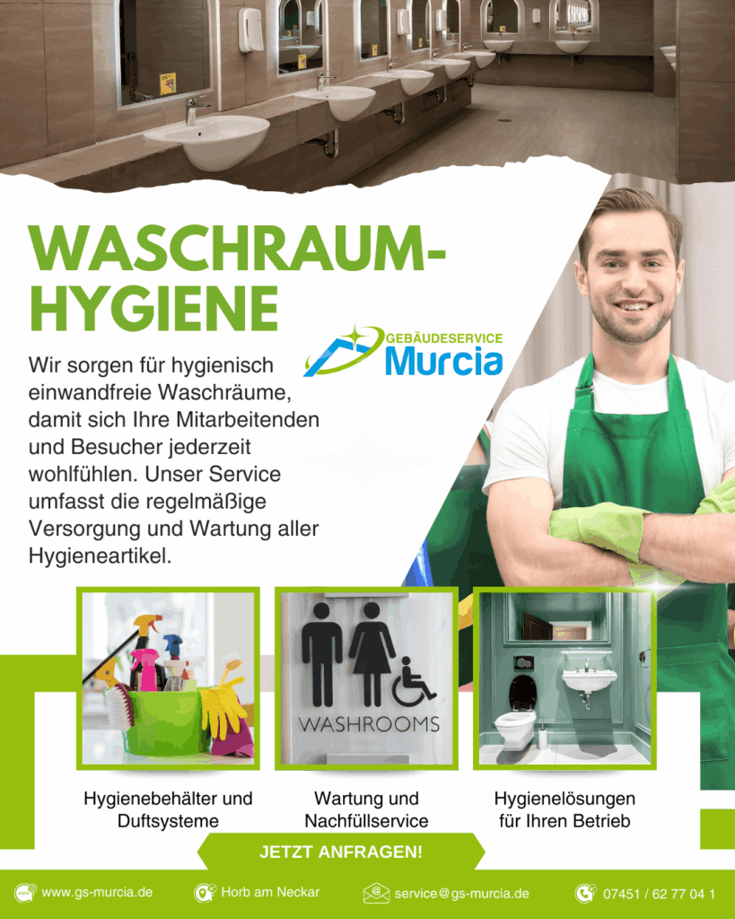 Waschraumhygiene gebäudeservice murcia gmbh industrie & gebäudereinigung