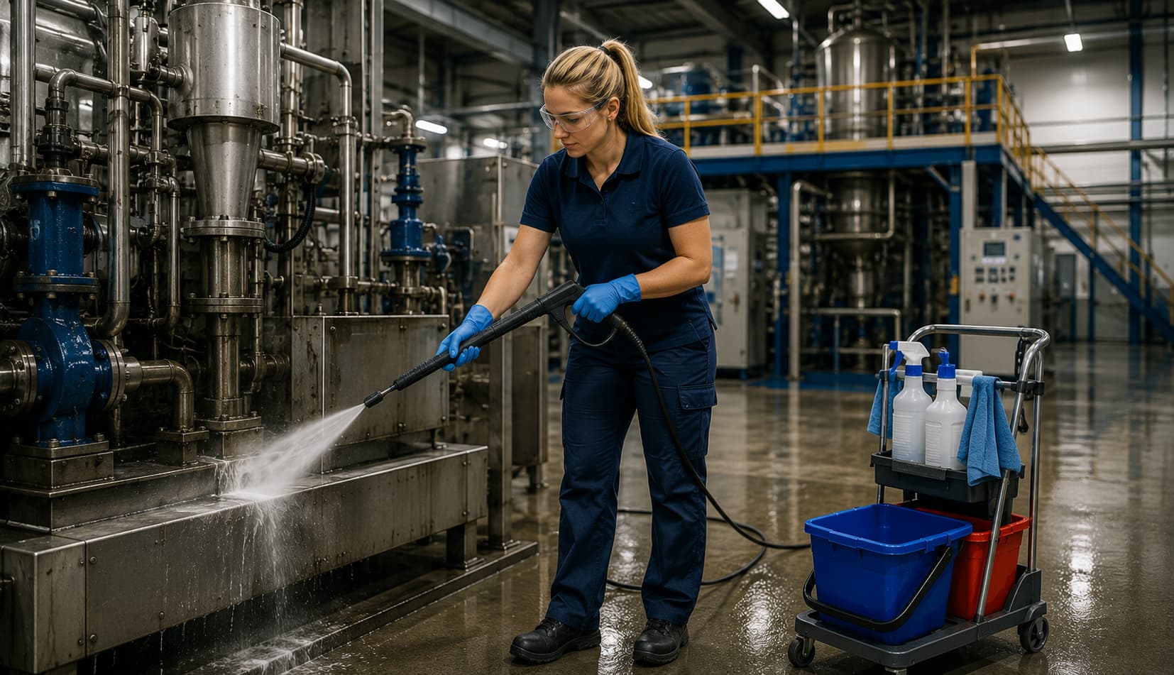 Industrieanlagenreinigung für produktions- und industrieanlagen