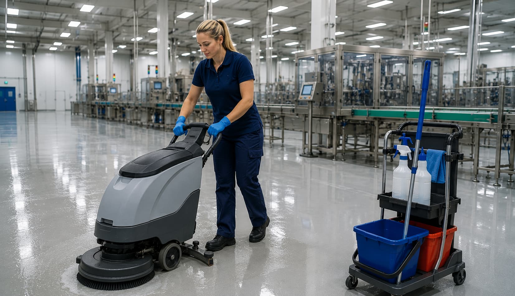 Produktionsflächenreinigung für industrie und gewerbe